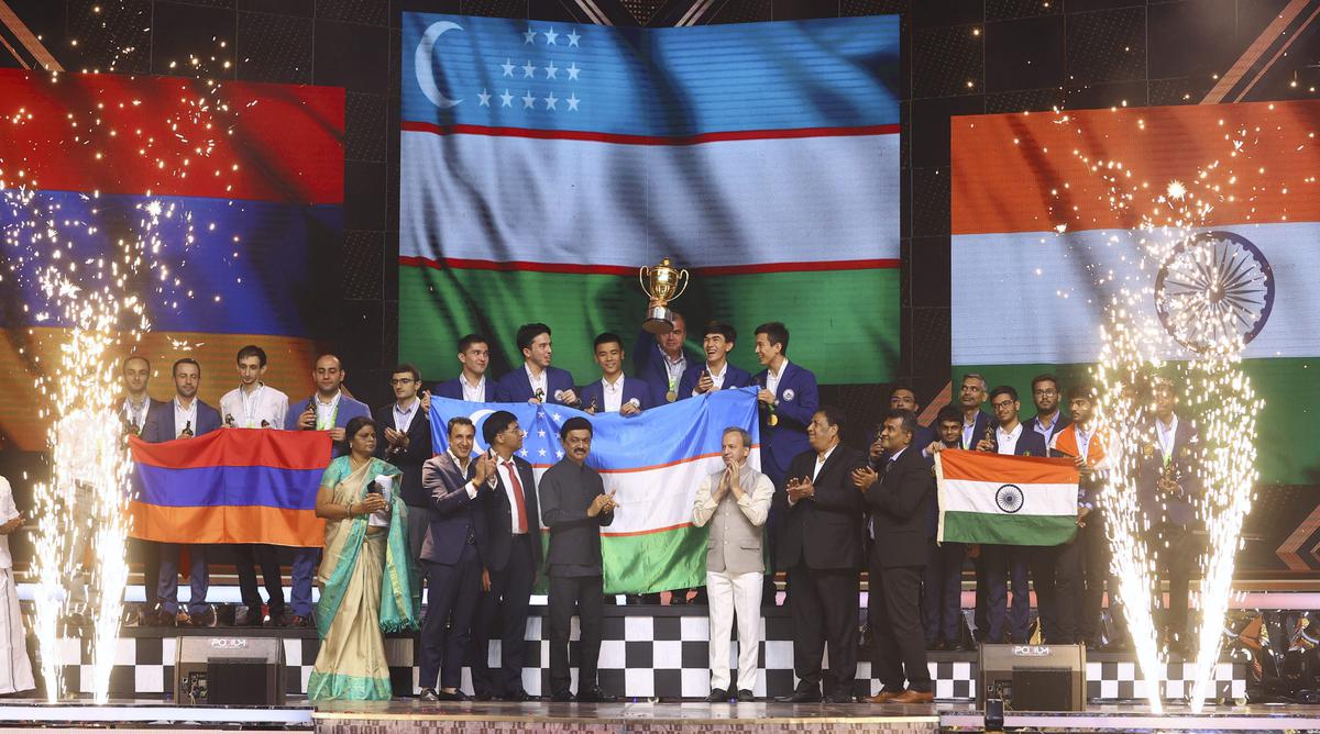 Taliban flag goes up in Chennai's Chess Olympiad venue