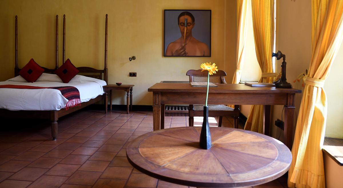 A view of the room at Old Harbour Hotel A view of the room at Old Harbour Hotel