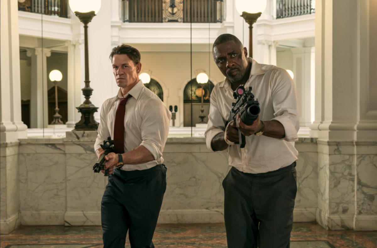 John Cena and Idris Elba in ‘Heads of State’