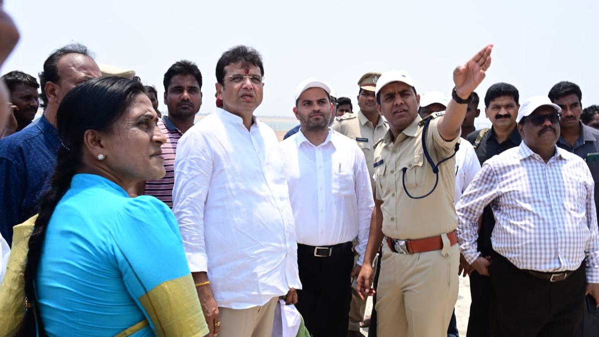 Special officers appointed for Saraswati Pushkaralu; Minister Sridhar Babu inspects preparations