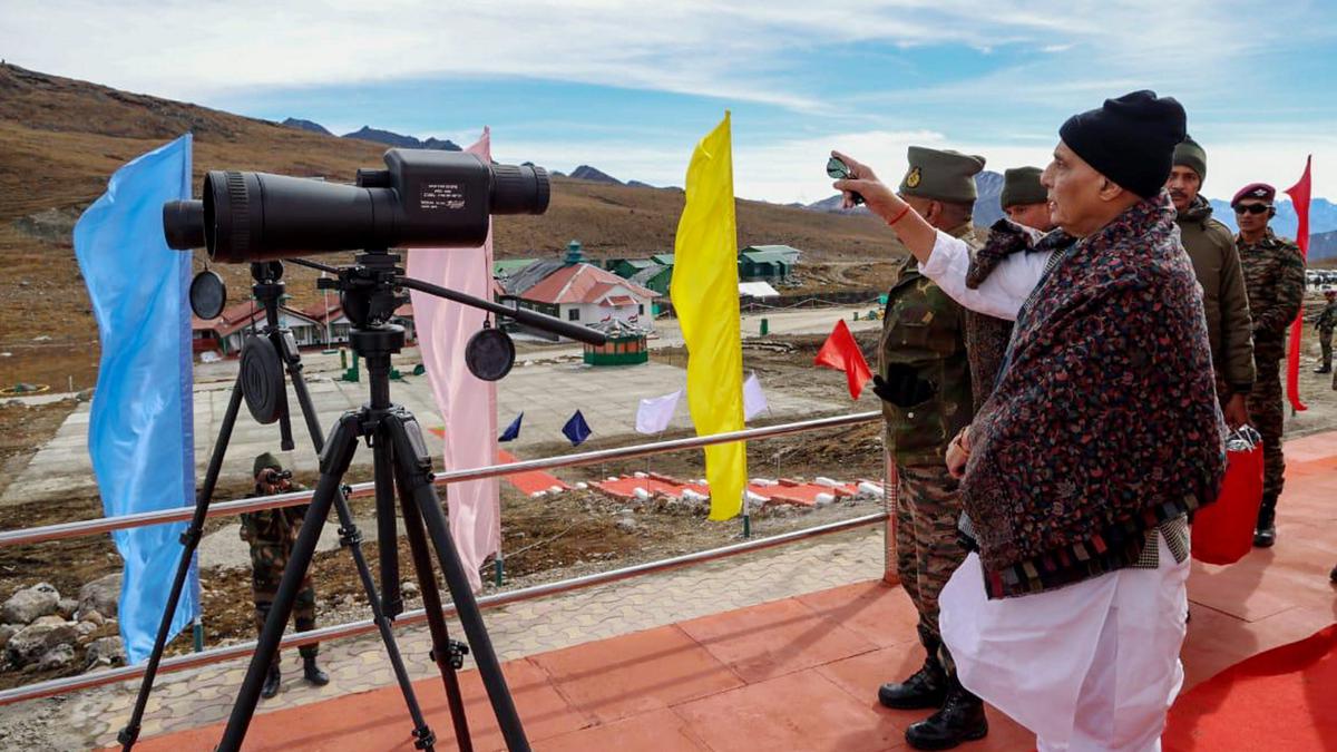 Rajnath performs 'Shastra Puja' in Tawang; lauds troops for guarding border with unwavering commitment