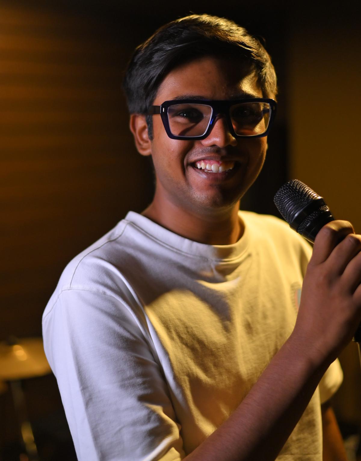 Eshaan Pratap Singh, vocalist of Chayanit - The Chosen Ones band