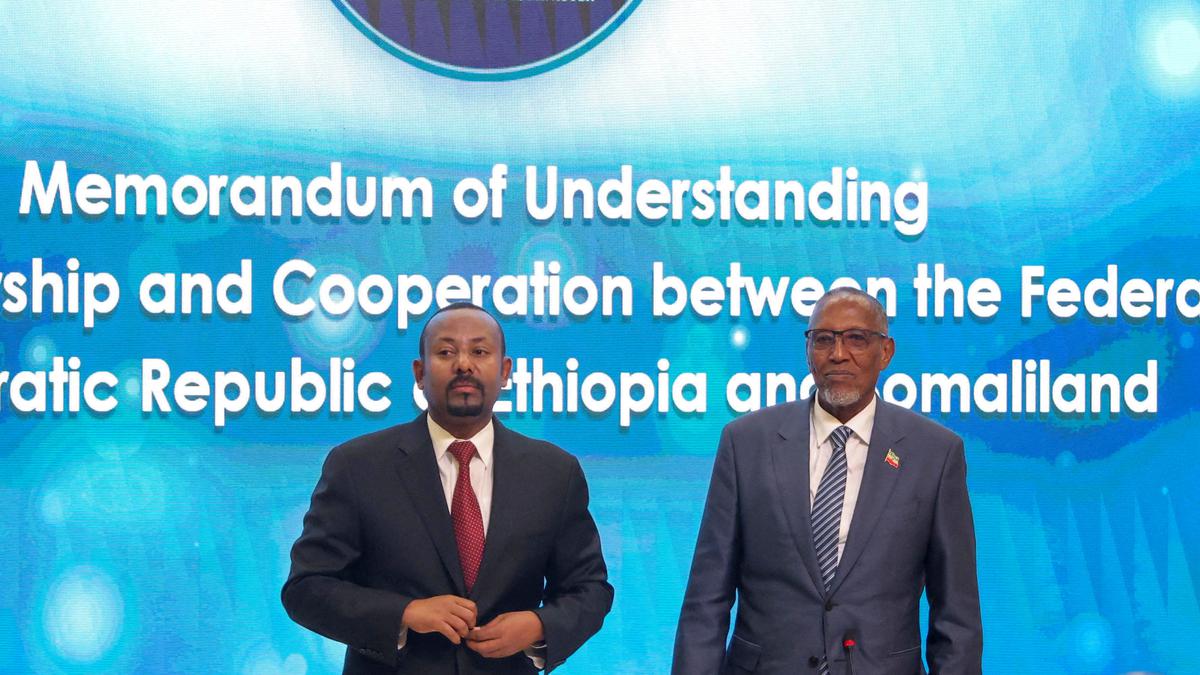 Ethiopia, breakaway Somaliland sign port deal; Somalia's cabinet calls emergency meet