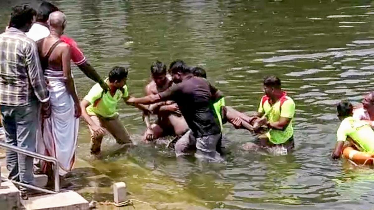 Drowning of 5 youth | Temple festival was organised without HR&CE Department’s knowledge, says T.N. Minister 