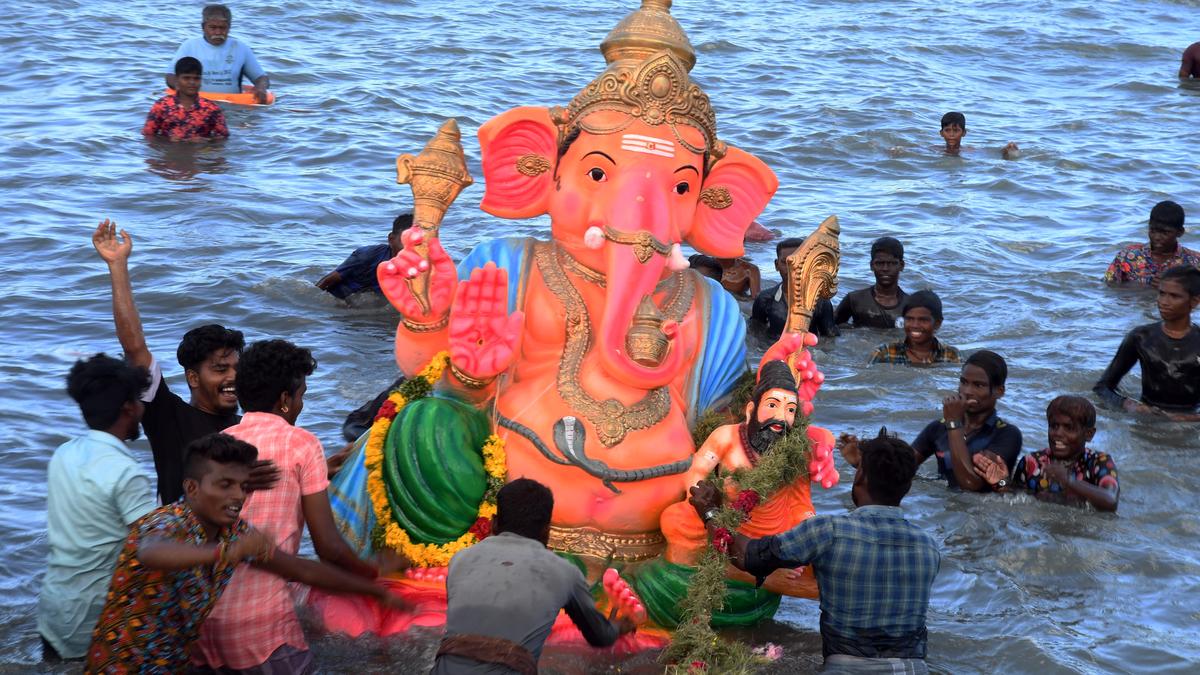 Immersion of Vinayaka idols ends peacefully in Thoothukudi