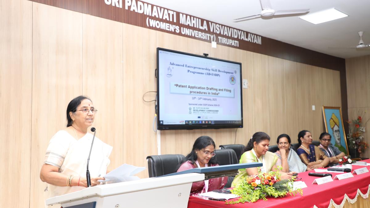 SPMVV hosts programme on patent filing