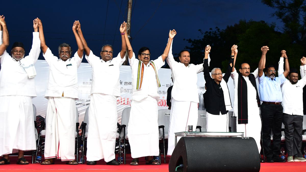 Leaders of DMK, allies slam ‘fascist’ action against Senthilbalaji