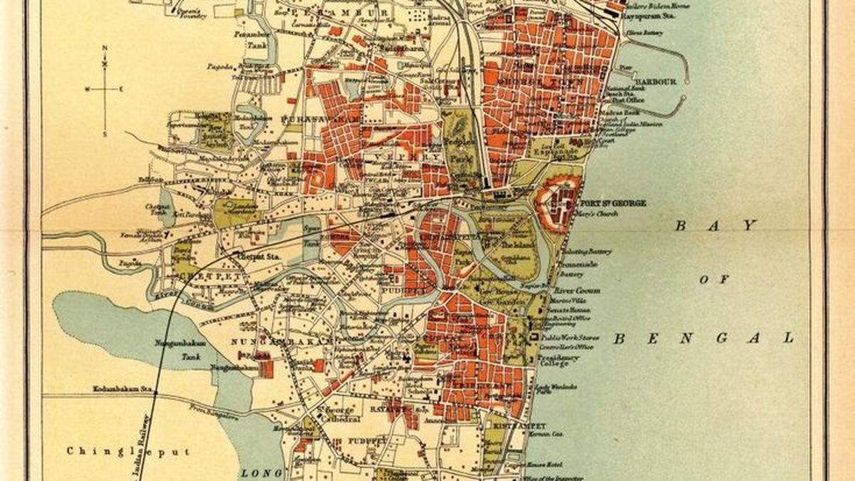 Madras Day Tracing The Evolution Of Madras Through Old Maps Of The   5babd775d8f5a180c74a81f96994dd63  Antique Maps Cartography 