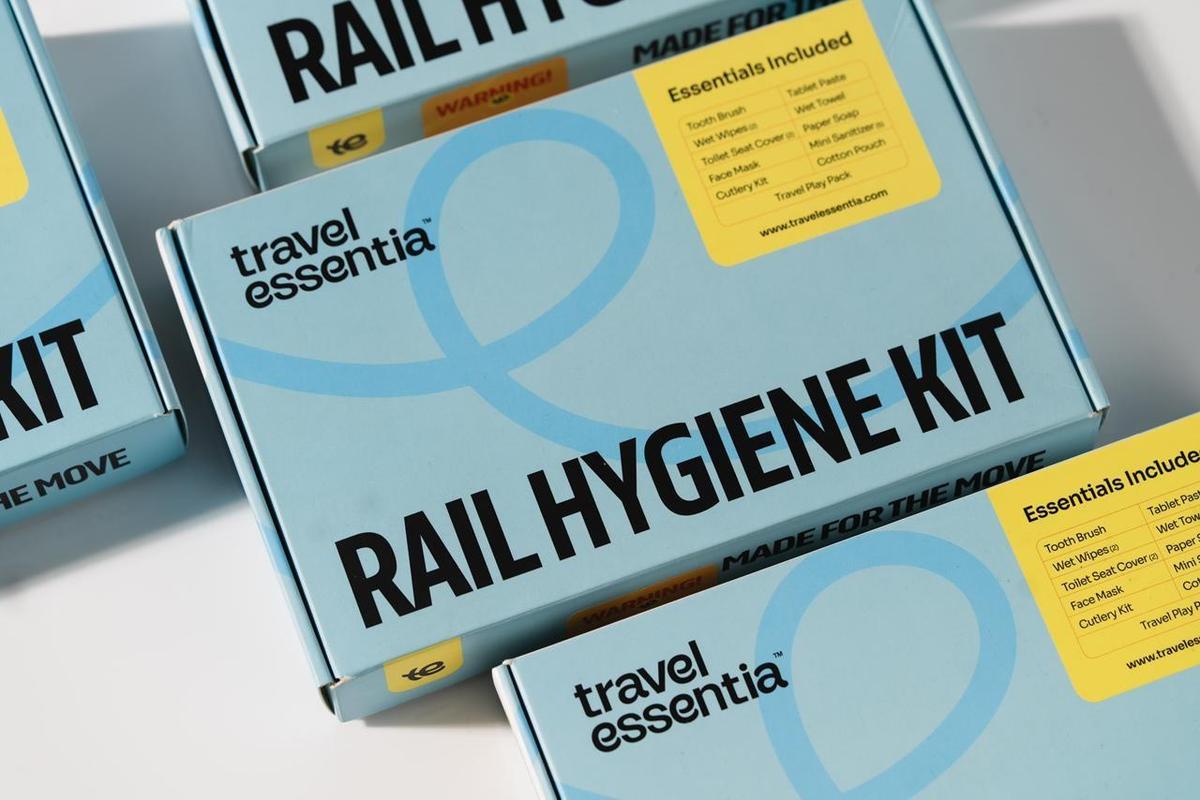 A rail hygiene kit