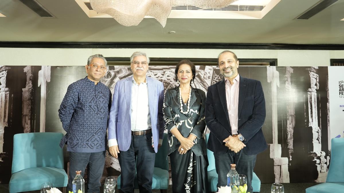 Ranvir Shah, Sunil Kant Munjal, Priya Paul and Narayan Lakshman