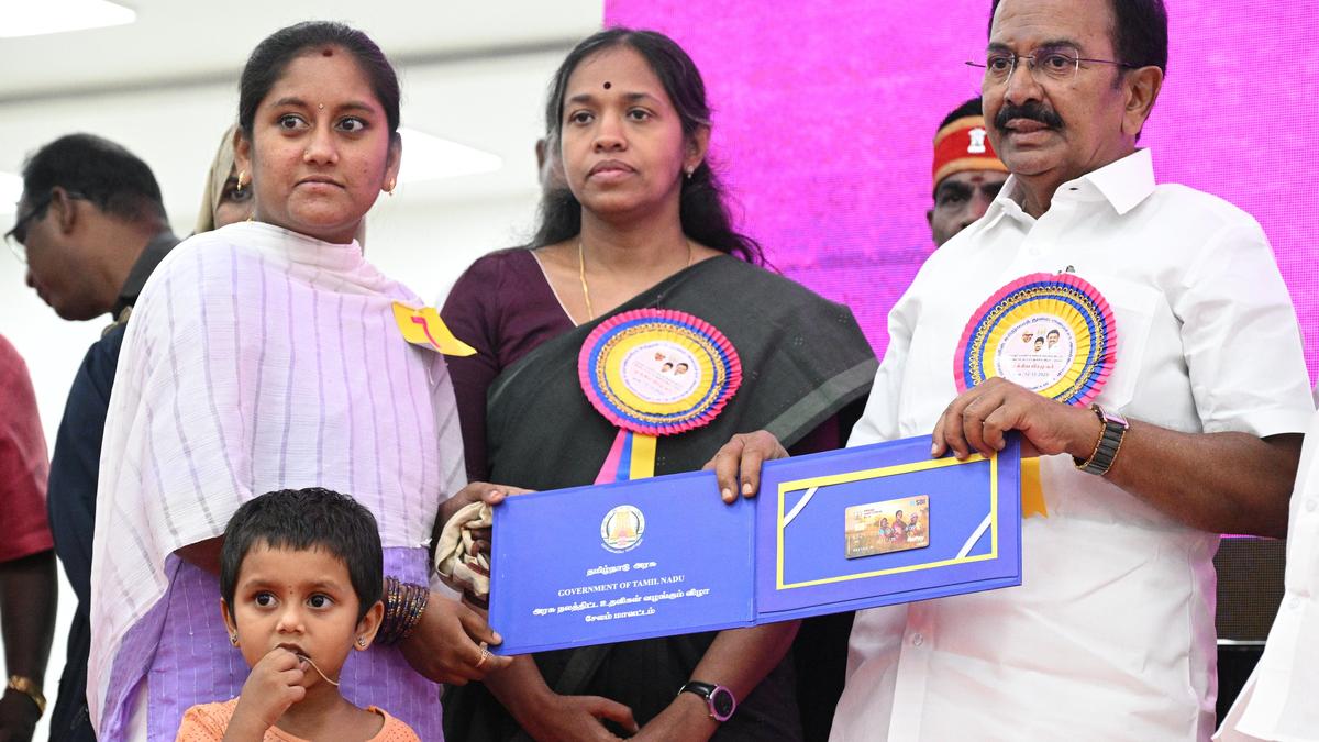 6.32 lakh women beneficiaries under KMUT in Salem, says Minister Rajendran