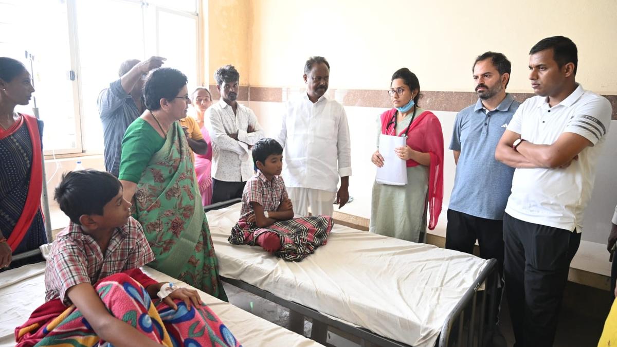 11 students of Government Urban Residential School hospitalised in suspected water poisoning incident; ailing students blame teacher