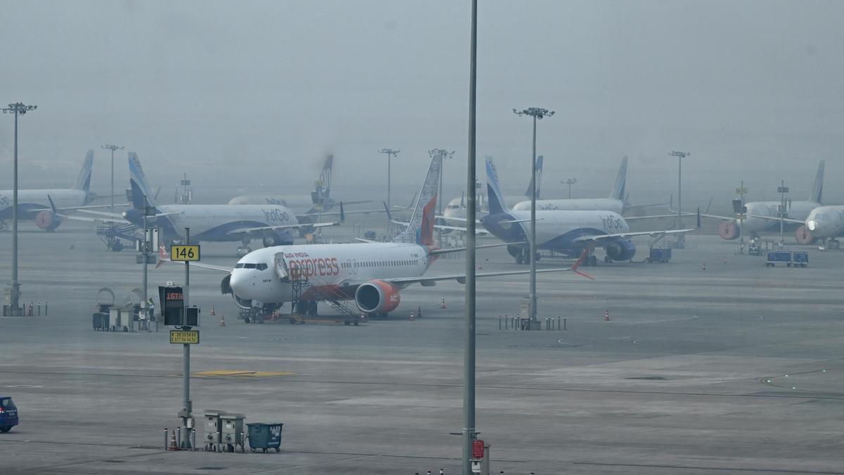 66 arrival and departure flights cancelled at Delhi Airport due to dense fog