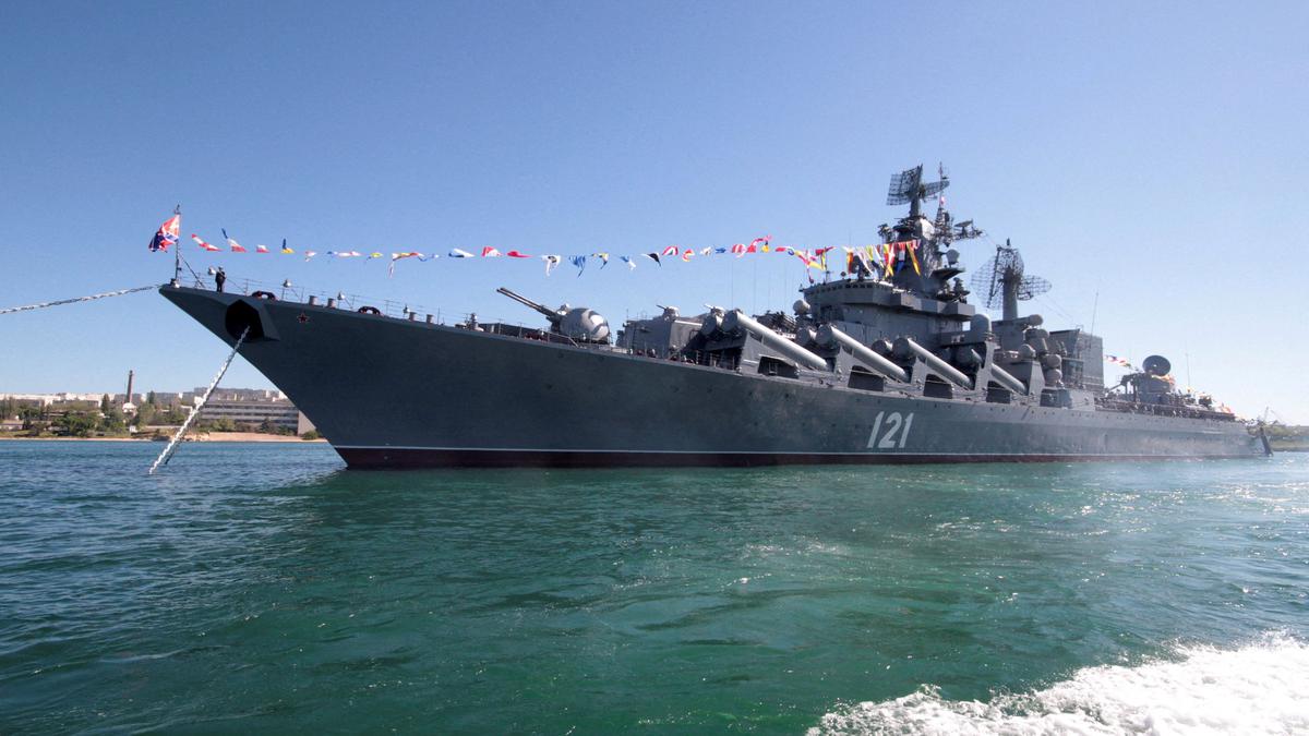 Russian military's damaged Black Sea flagship sinks