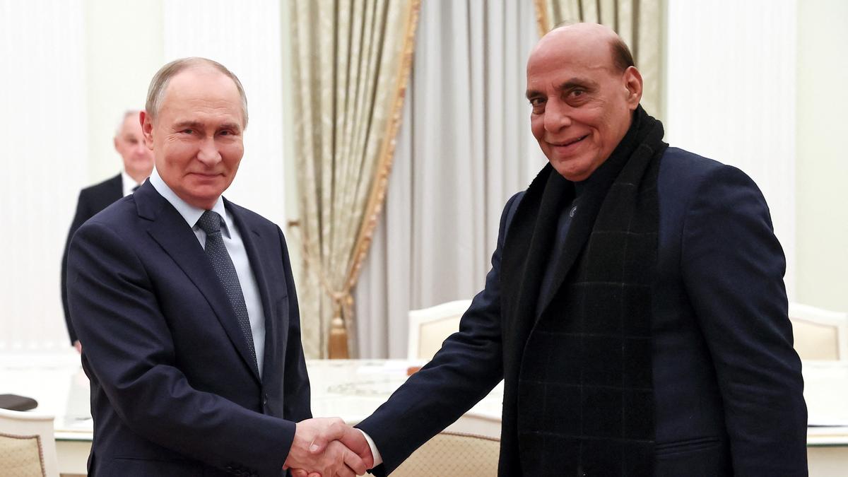 India-Russia friendship higher than highest mountain: Rajnath in meeting with Putin