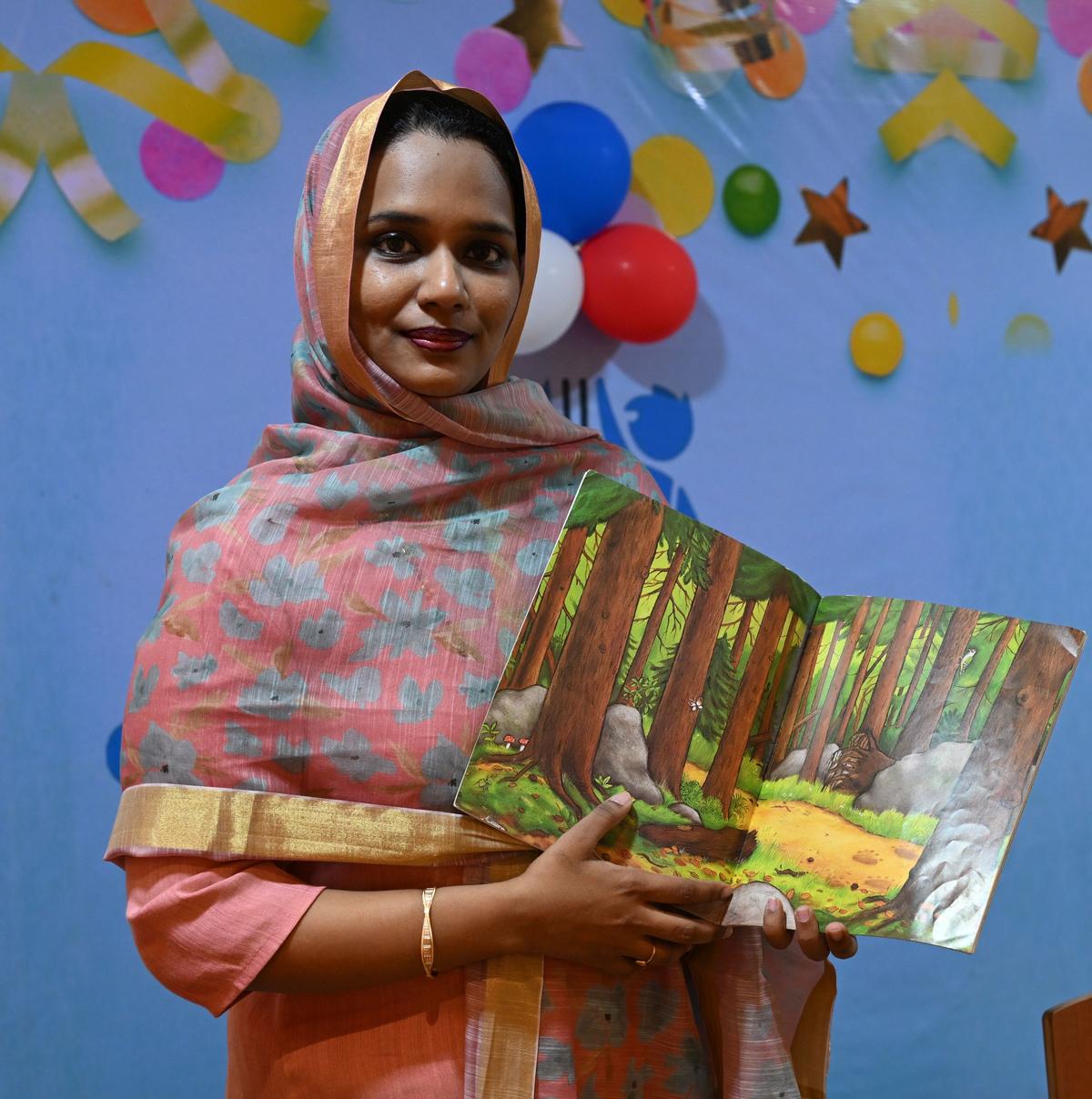 Fazrina Mansoor began the Creative Chronicle literacy club to promote the reading habit among young children in Tiruchi.