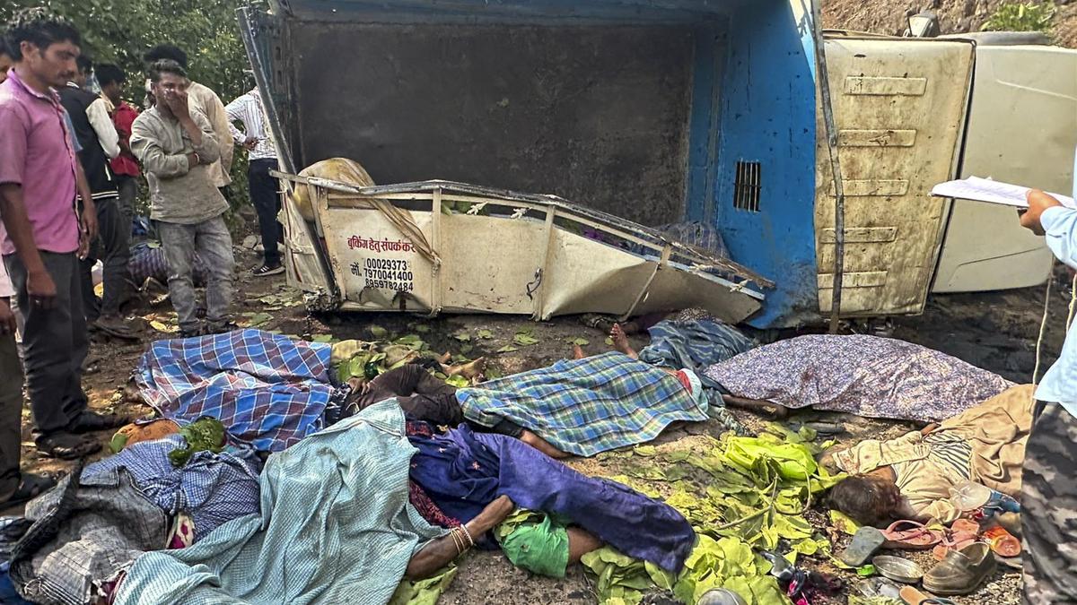 18 killed as mini goods vehicle plunges into valley in Chhattisgarh's Kabirdham