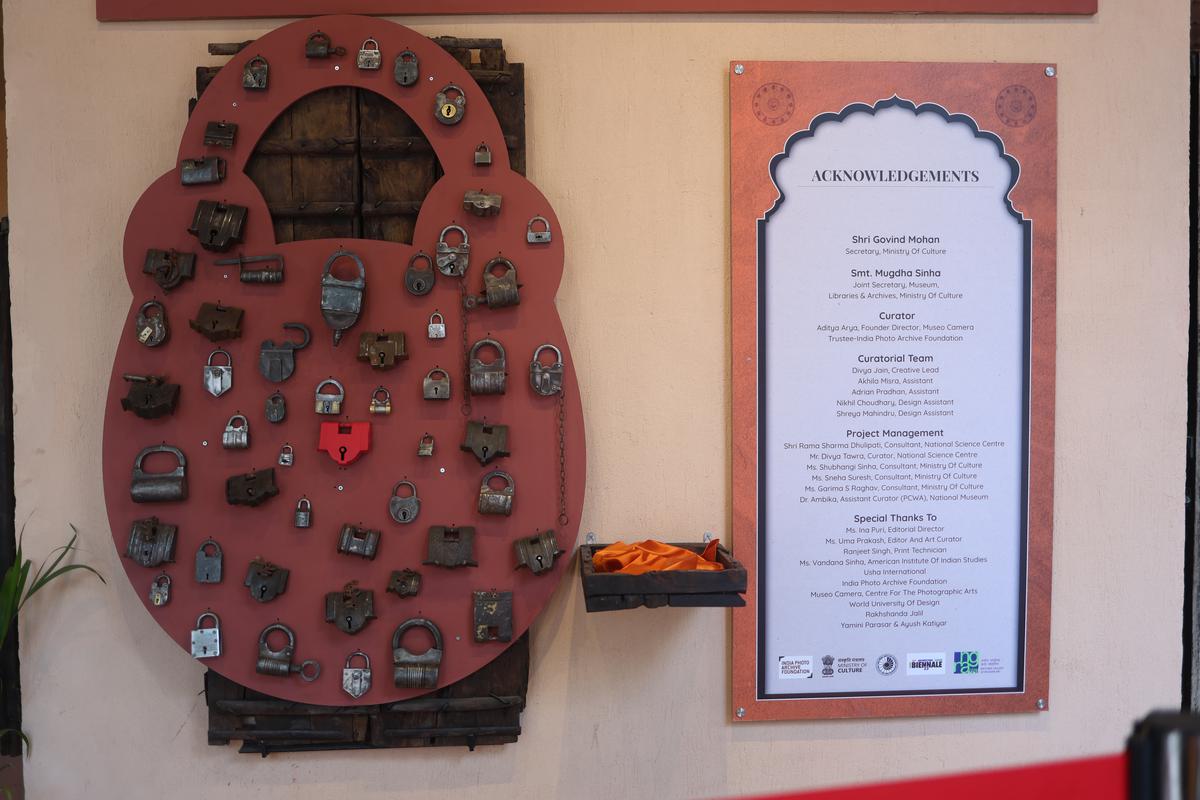 Exhibits at the Red Fort Art Biennale are on till March 31