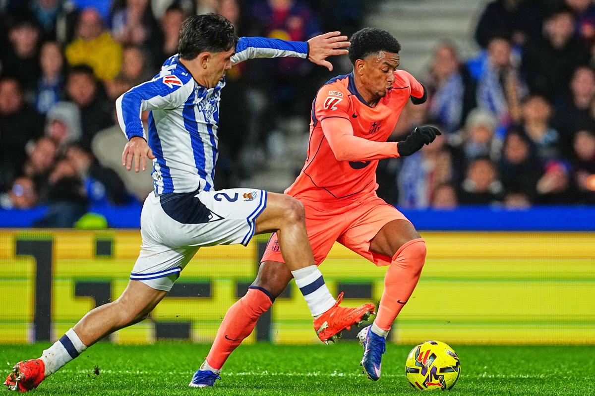 Barcelona's 11-game winning streak ends with 2-1 loss at Real Sociedad in Spanish league - The Hindu