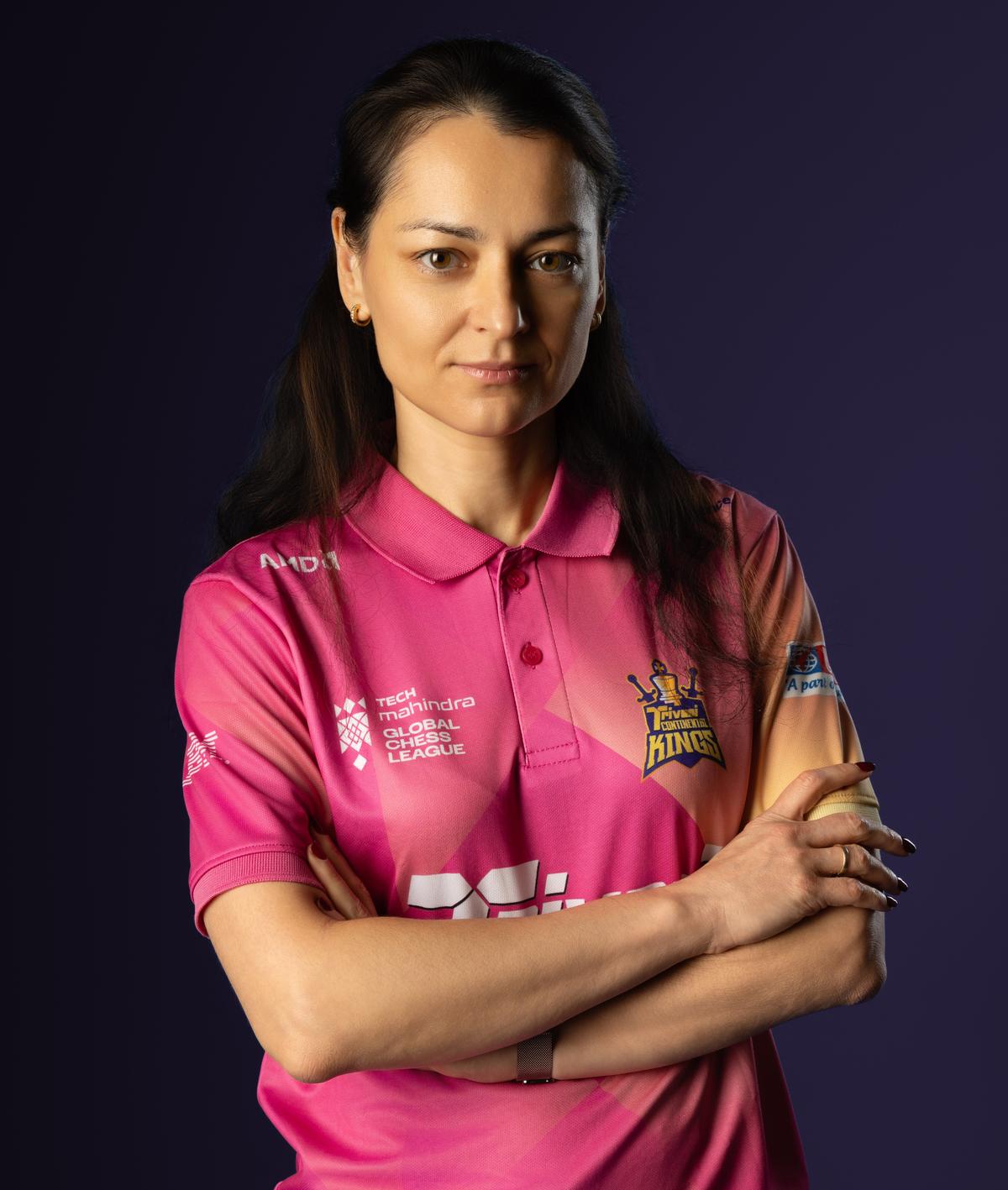 Team player: Kosteniuk’s love for team events drew her to the GCL. ‘When you have won so many individual titles, one more isn’t anything special. But if you win as a team, it gives you a lot more,’ she says.