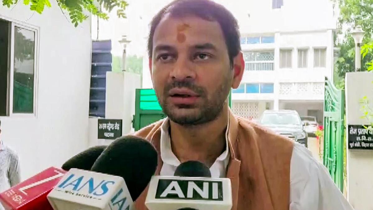 Tej Pratap booked for MCC violation while filing nomination for Bihar polls
