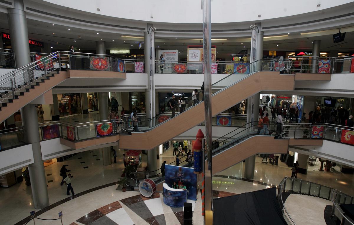 A mall in Mumbai looks deserted during the financial crisis of 2008. A mall in Mumbai looks deserted during the financial crisis of 2008.