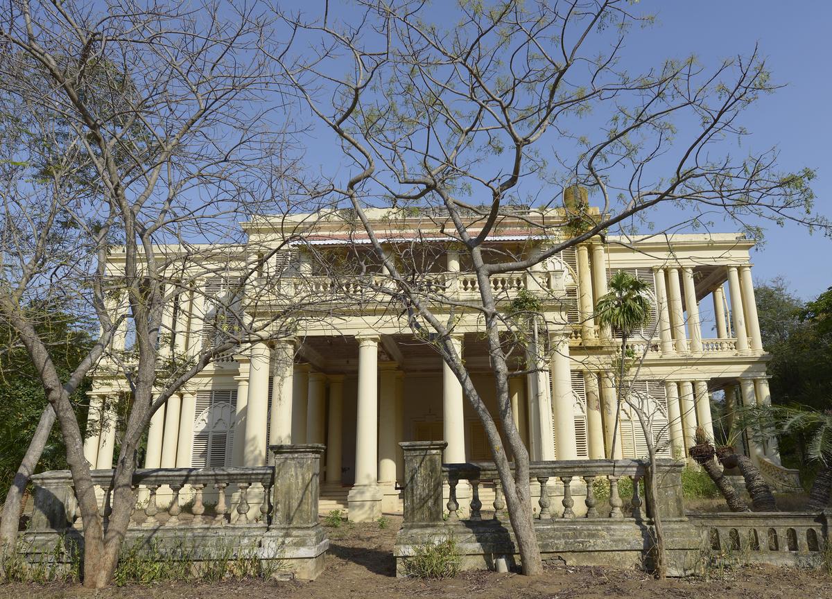 Olcott bungalow at Theosophical Society, Adyar. 