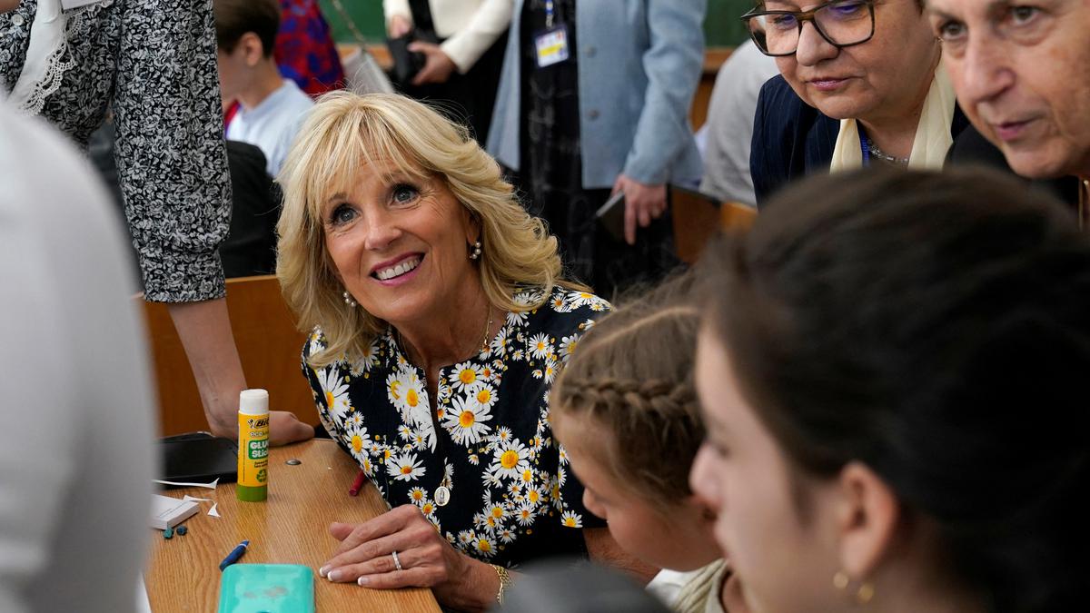 Jill Biden hears heartbreak of Ukrainian moms now in Romania