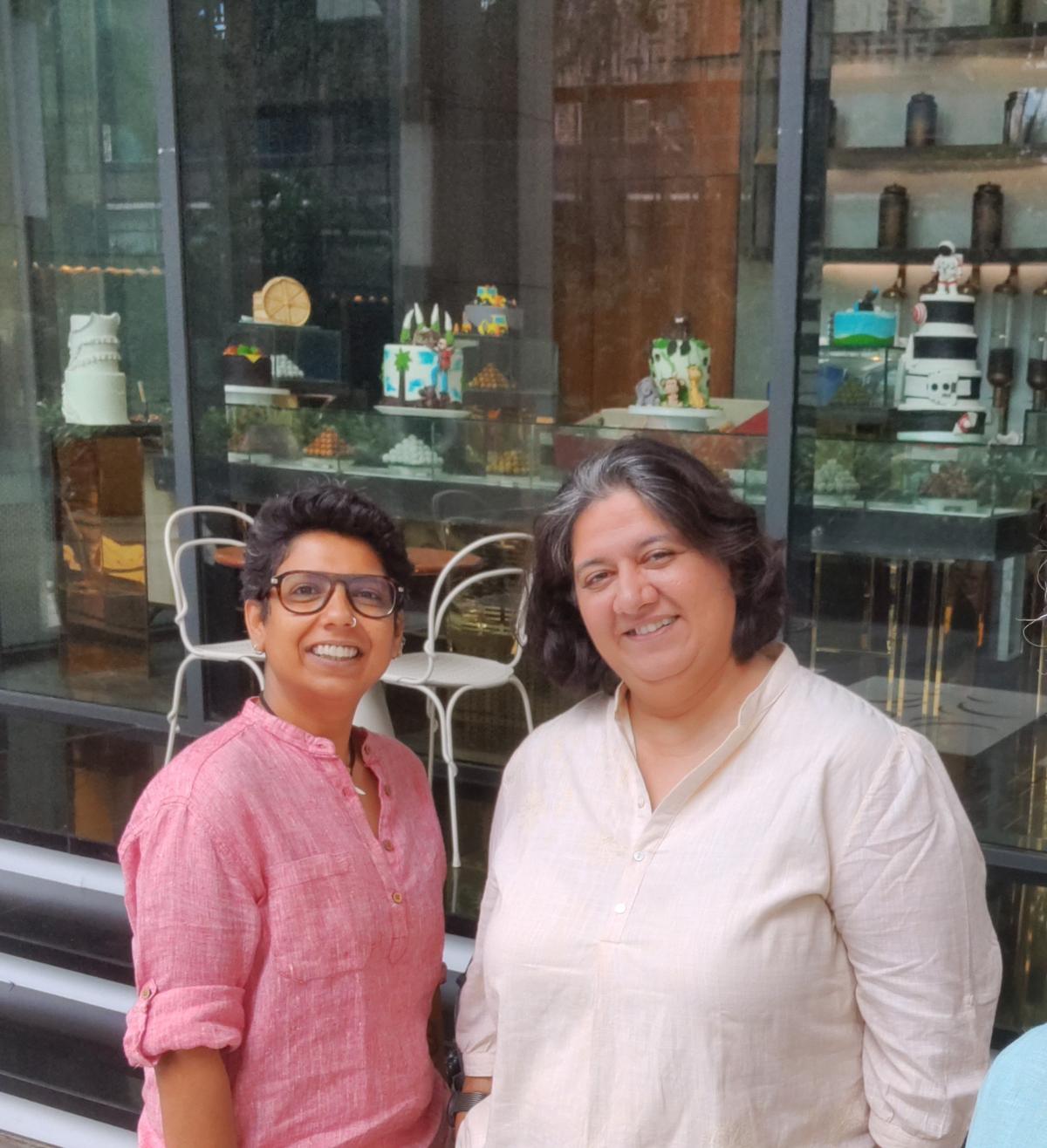 Veena Kulkarni (left) and Sanam Dembla Veena Kulkarni (left) and Sanam Dembla