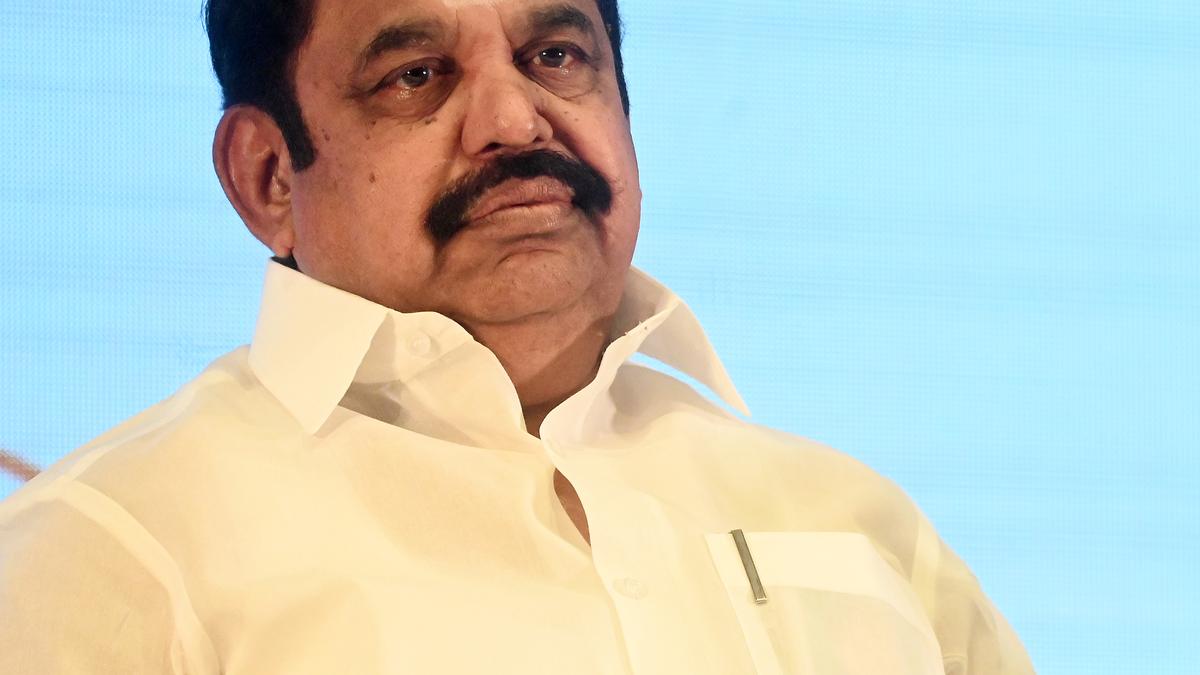 Palaniswami alleges custodial death of man in Thirupuvanam police station