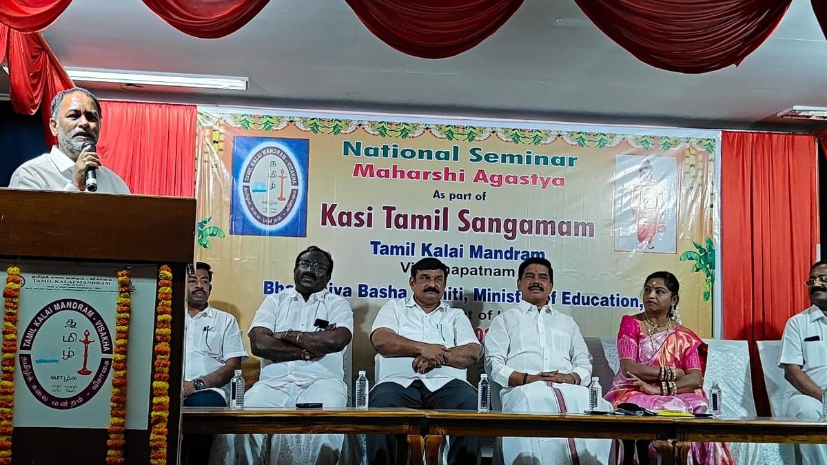 National seminar on ‘Agastya’ held at Tamil Kalai Mandram