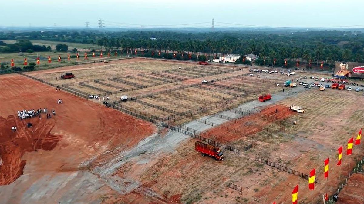 Elaborate arrangements in place for TVK chief Vijay’s campaign meeting in Erode