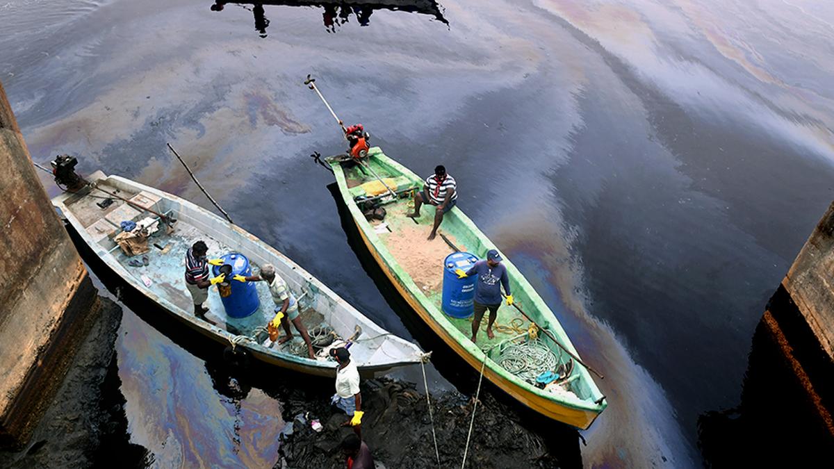 No long-term environmental harm in Ennore due to CPCL oil spill, says Union govt.