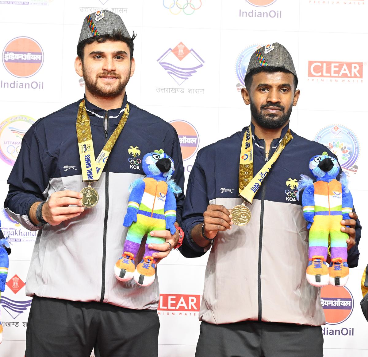 Nithin and Prakash clinched the men’s doubles gold. 