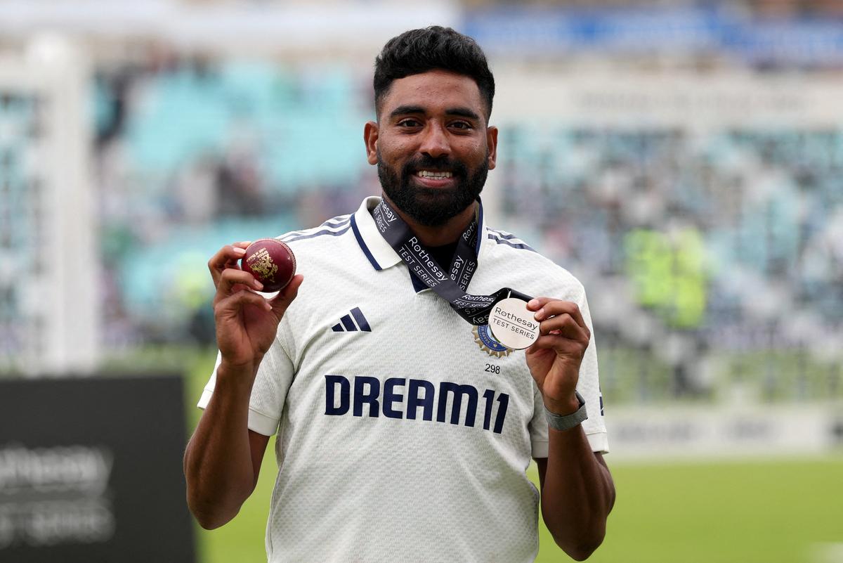 Siraj attains career-best 15th position in ICC rankings following The Oval show - The Hindu