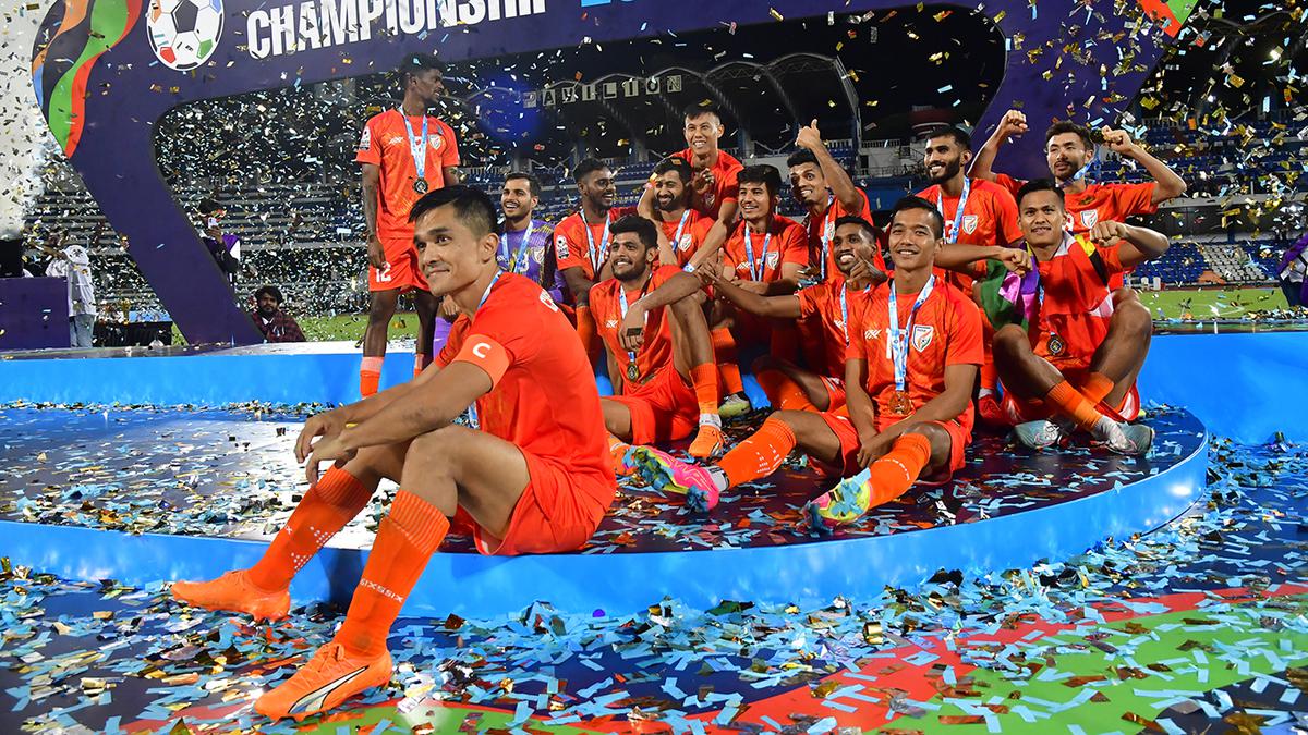 Indian football team enters sub-100 FIFA ranking for the first time after 2018