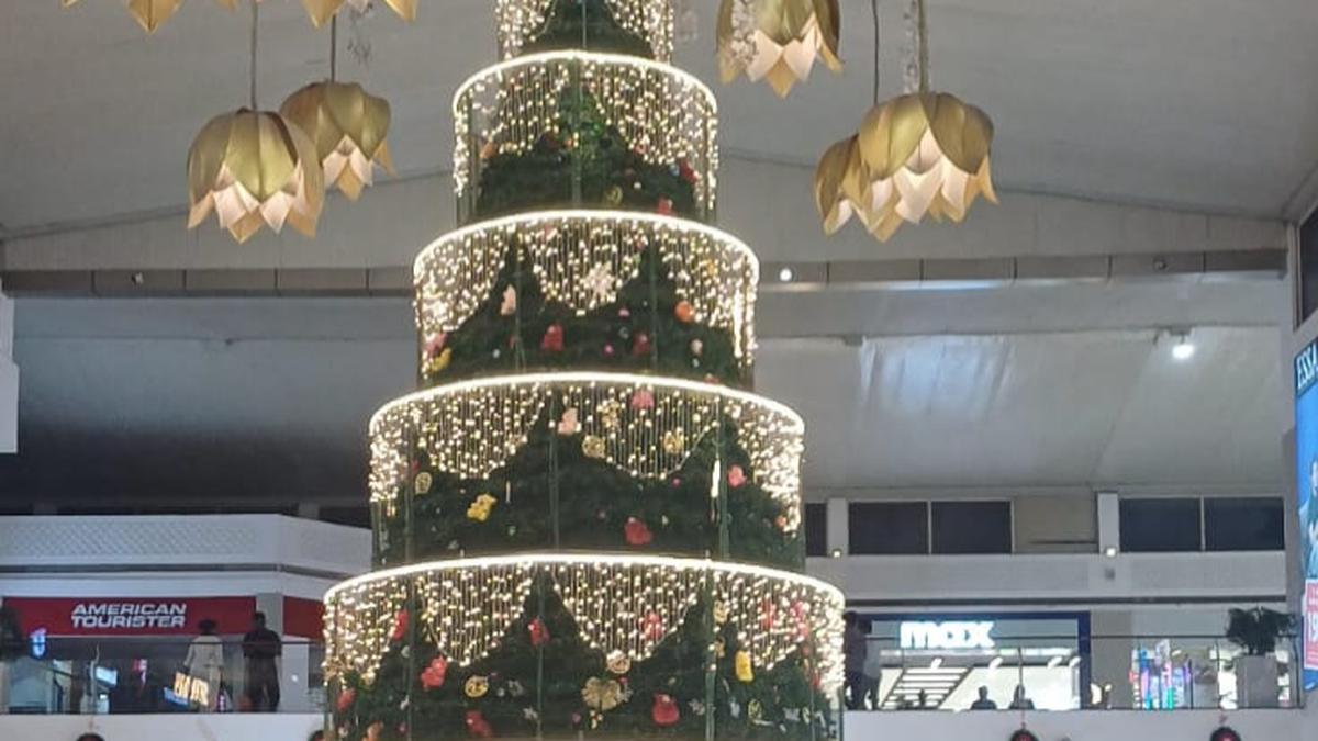 Christmas tree, rich plum cakes, and a carnival signal festive celebrations in Coimbatore