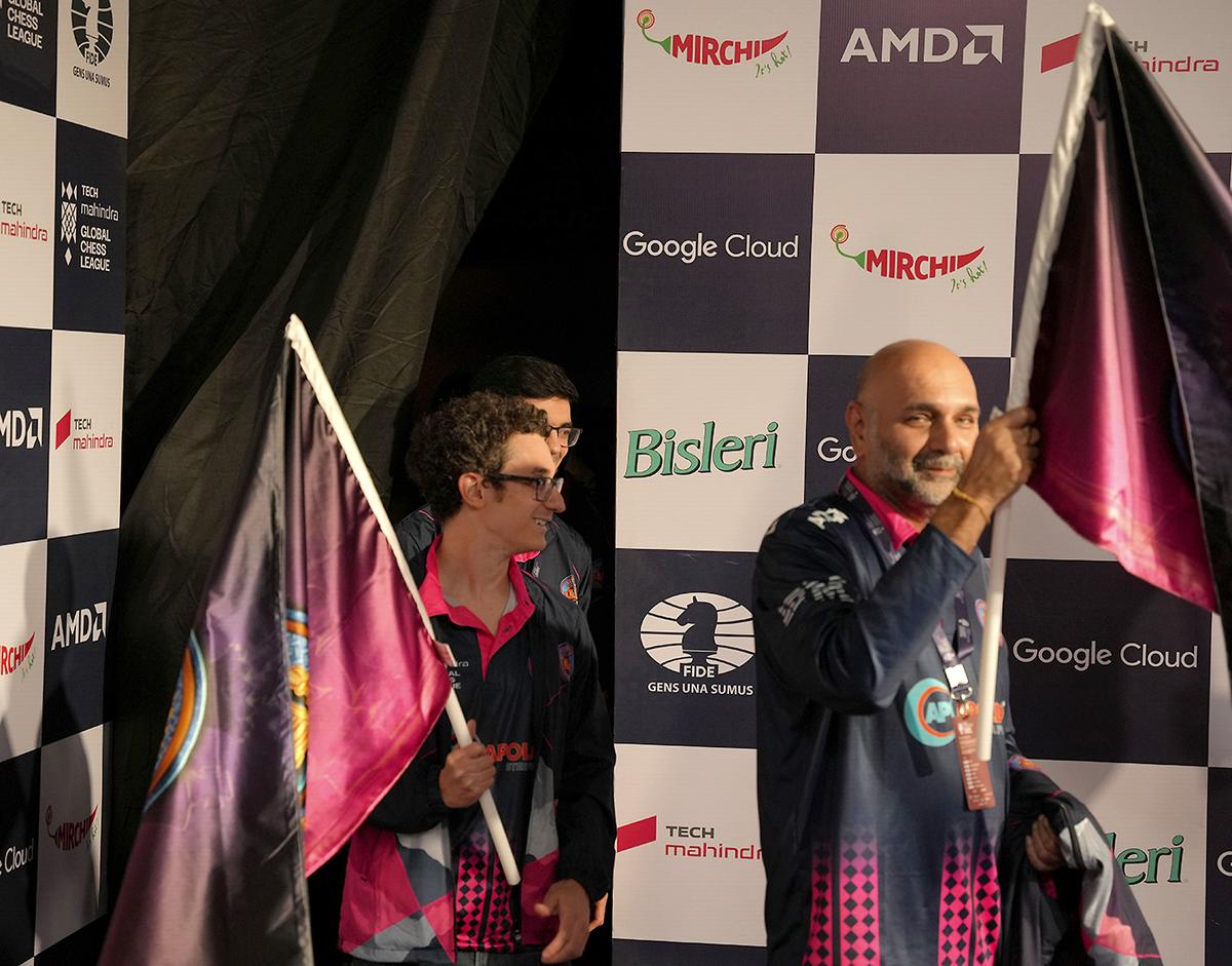 Thipsay with Fabiano Caruana.