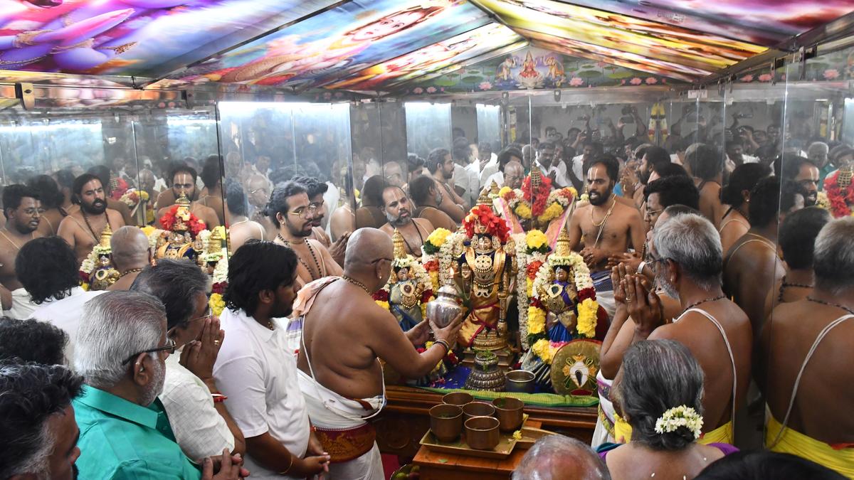 Glass house inaugurated at Thadikombu Soundararaja Perumal Temple