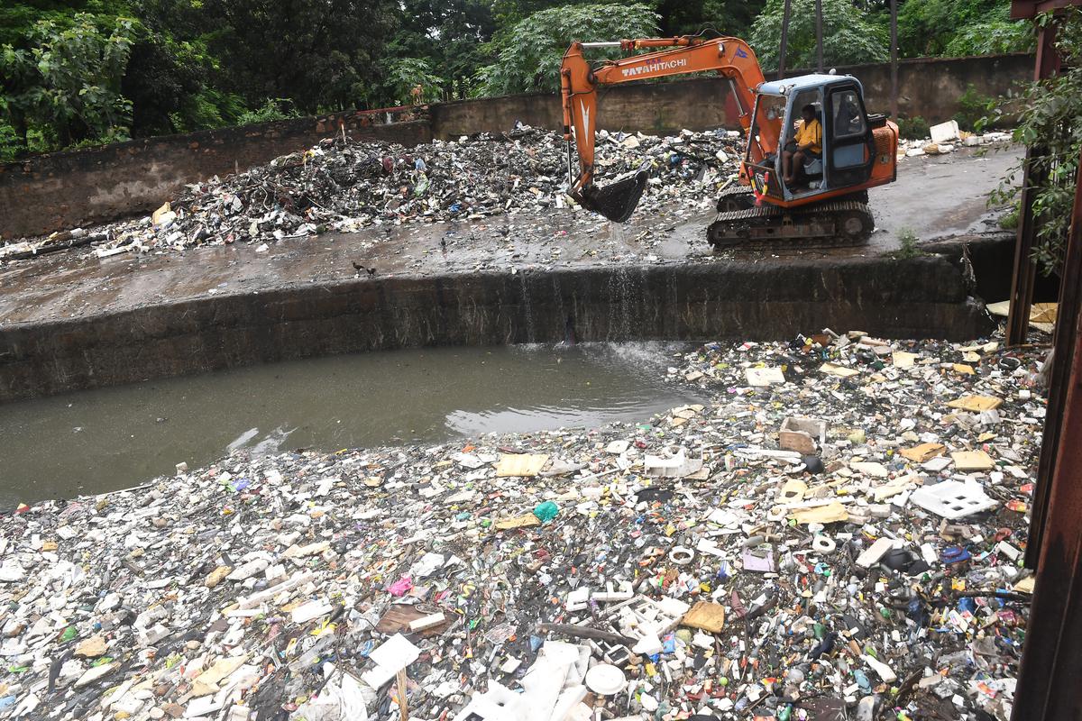 Rains create problems for people living in low-lying areas of Visakhapatnam