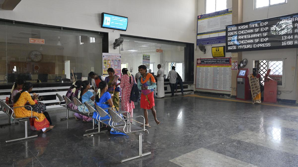 Modernisation work at Chidambaram railway station nearing completion