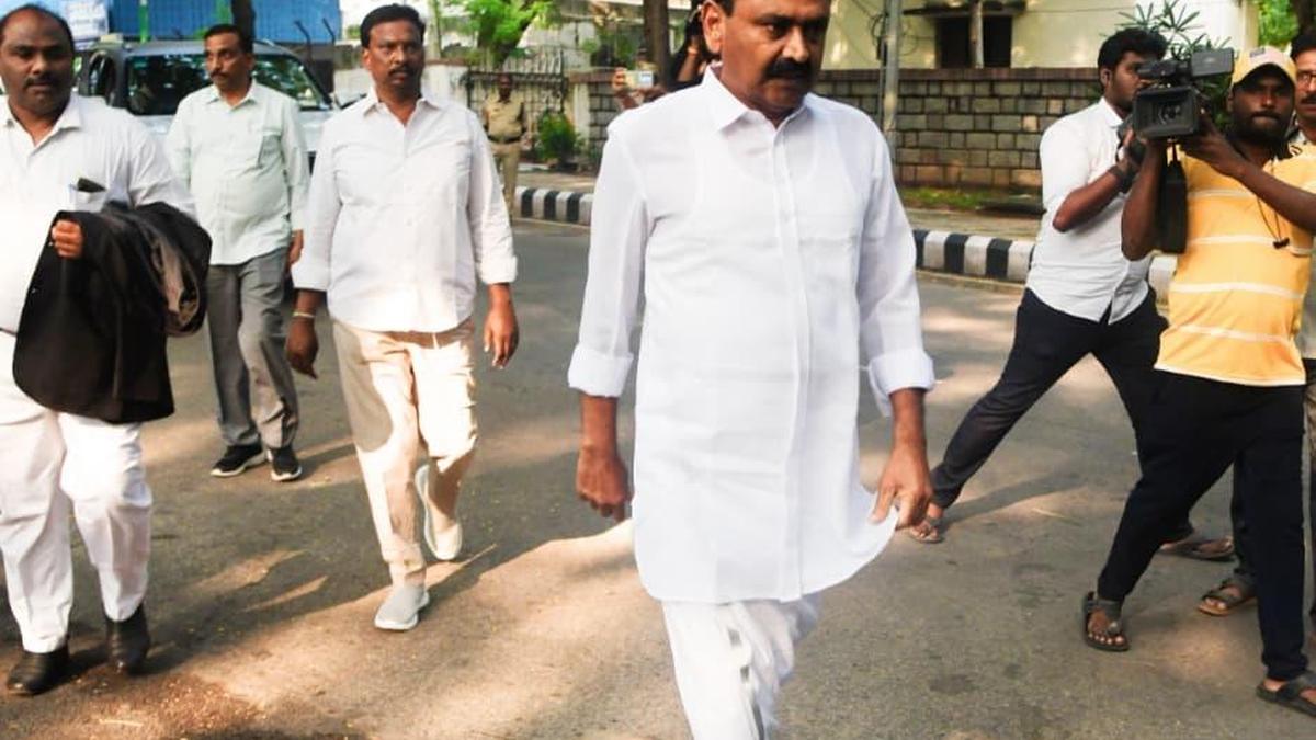 Karunakar Reddy appears before AP CID in Parakamani case, denies role in alleged embezzlement