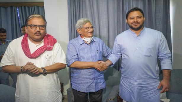 Bihar Deputy CM Tejashwi Yadav meets Opposition leaders in Delhi