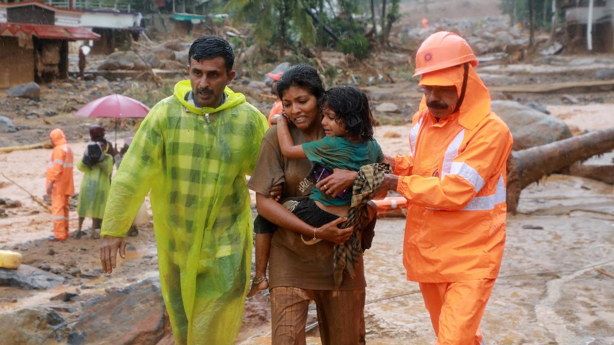 Wayanad landslides: Rescue operations under way at Chooralmala in Kerala