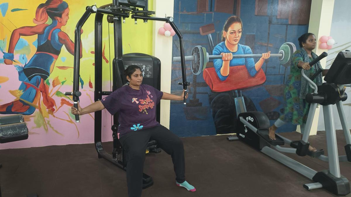 At this Greater Chennai Corporation gym in Chintadripet, women of all ages come to work out