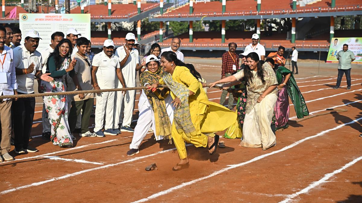 Mirth, merriment fill IGMC stadium during legislators’ sports meet in Andhra Pradesh