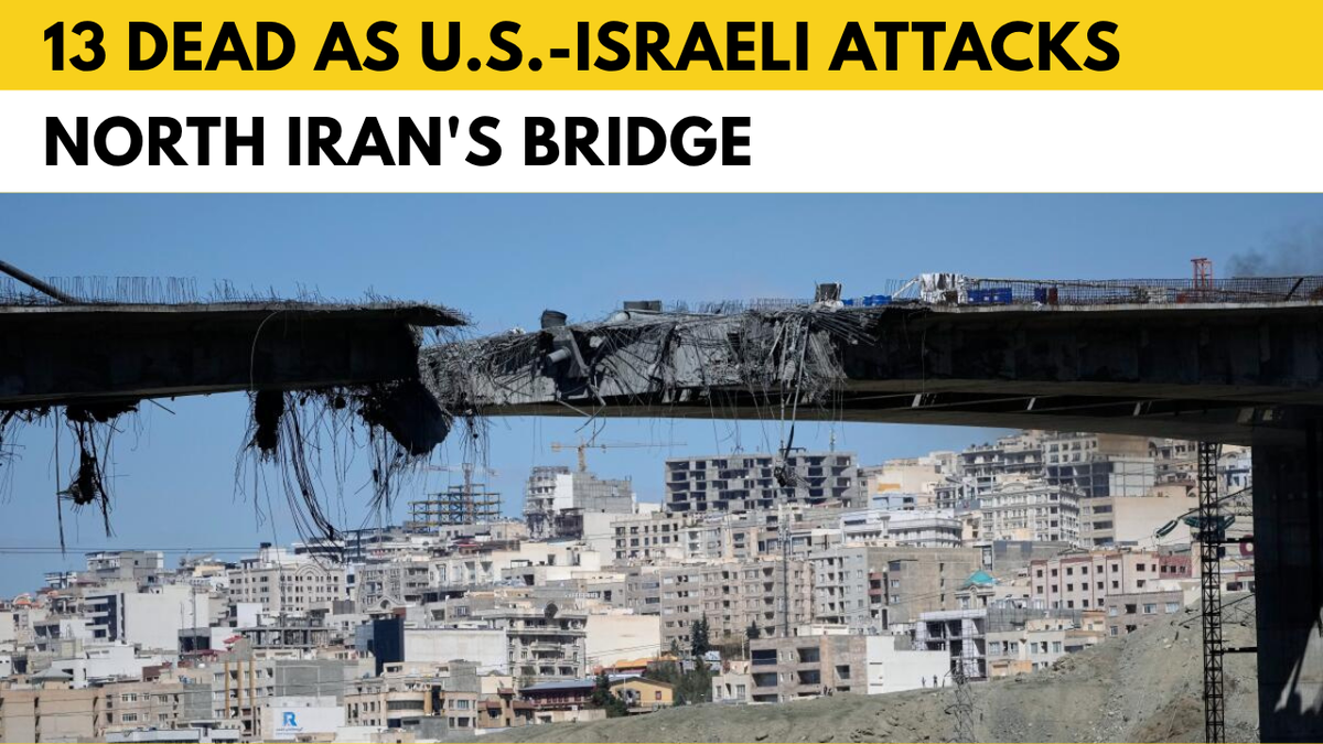 Watch: Death toll rises to 13 from U.S.-Israeli attacks on north Iran’s bridge Watch: Death toll rises to 13 from U.S.-Israeli attacks on north Iran’s bridge