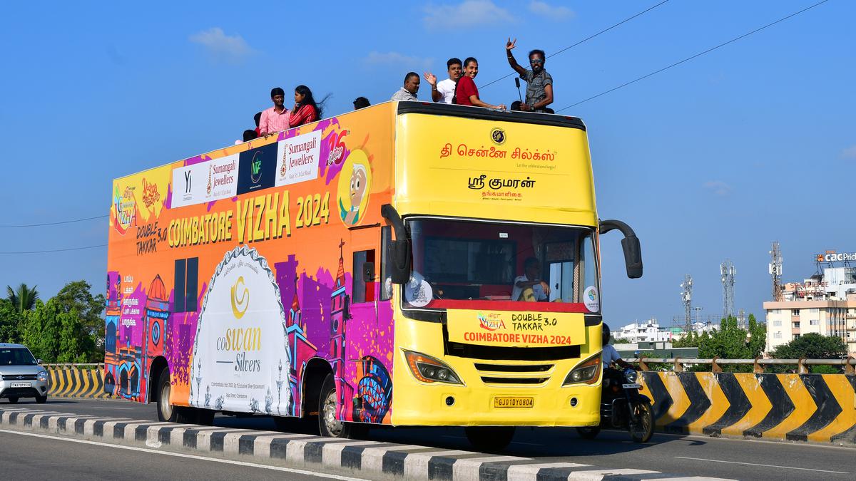 Coimbatore Vizha’s Double Takkar bus gives people a free joyride of the city