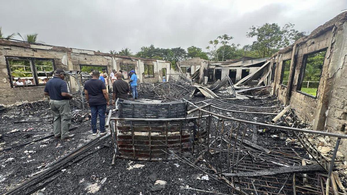 Guyana girls dorm fire that killed 19 was deliberately set by student, official says