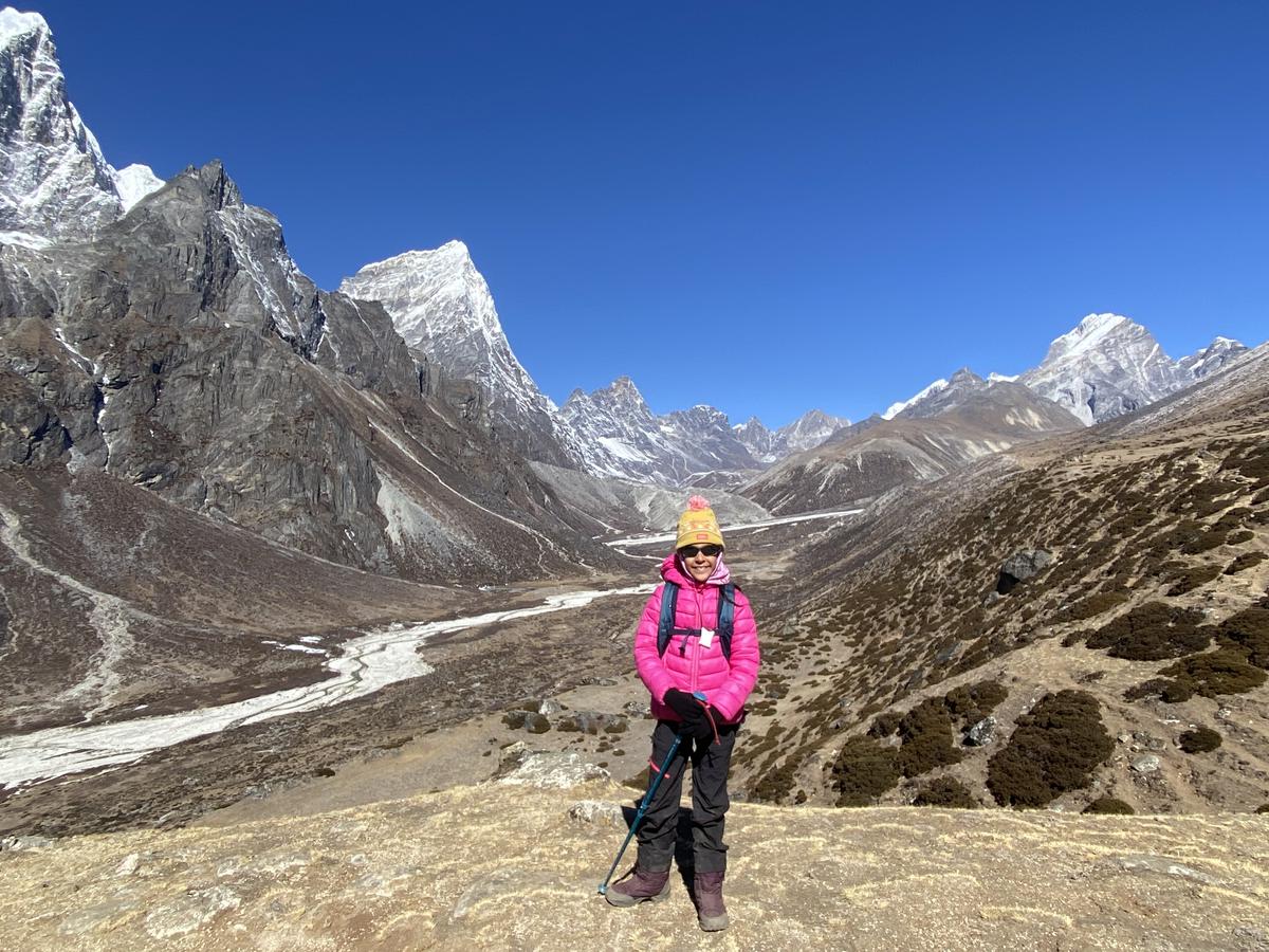 Veera Wadhwaney Dahiya at the Everest Base Camp